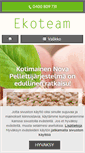 Mobile Screenshot of ekoteam.fi